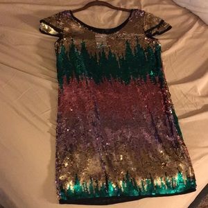 Vintage sequin dress,